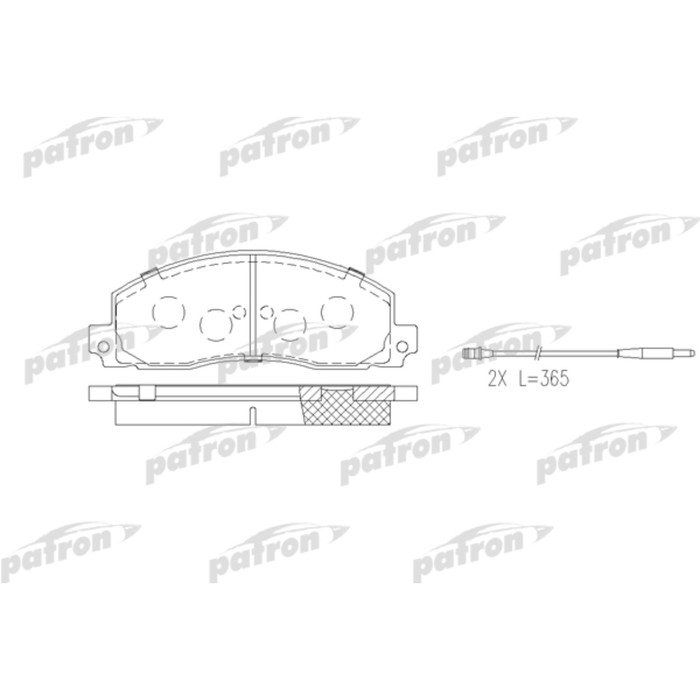 Колодки тормозные Patron PBP414