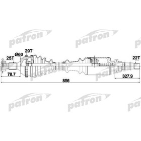 

Полуось Patron PDS0105