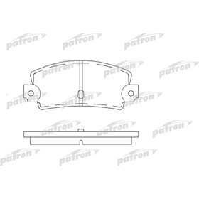 

Колодки тормозные Patron PBP456