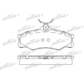 

Колодки тормозные Patron PBP517