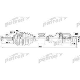 

Полуось Patron PDS0117