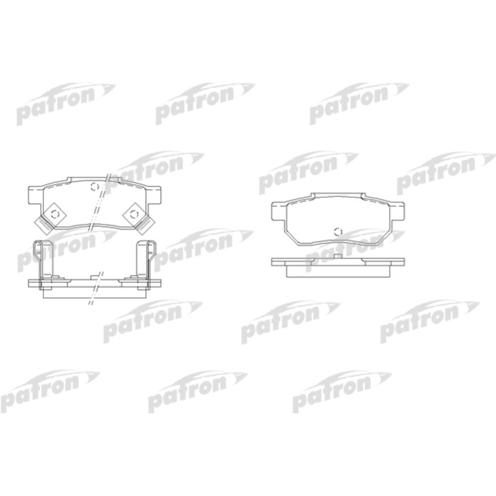 Колодки тормозные Patron PBP621