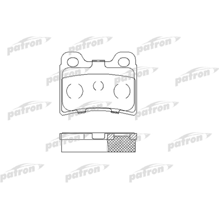 Колодки тормозные Patron PBP772