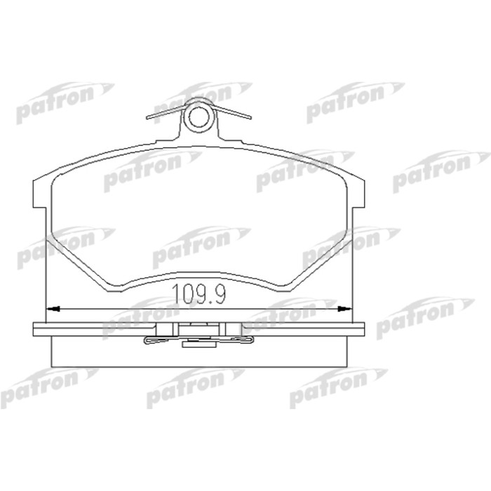 Колодки тормозные Patron PBP774