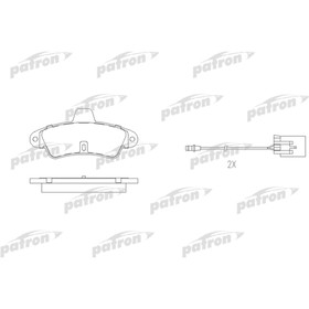 

Колодки тормозные Patron PBP913