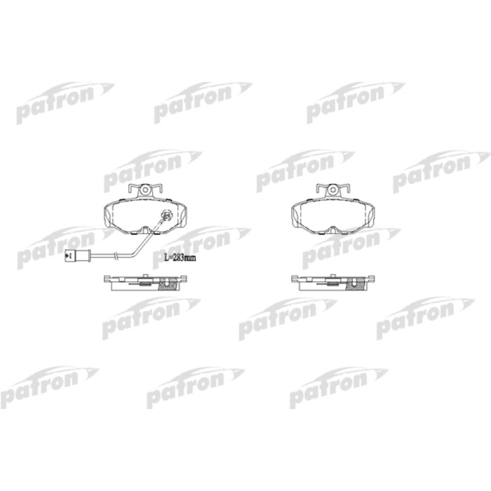 Колодки тормозные Patron PBP915