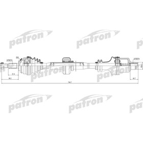 

Полуось Patron PDS0220