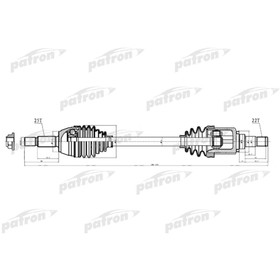 

Полуось Patron PDS0221