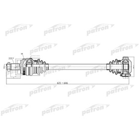 

Полуось Patron PDS0237