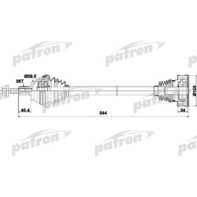 

Полуось Patron PDS0253