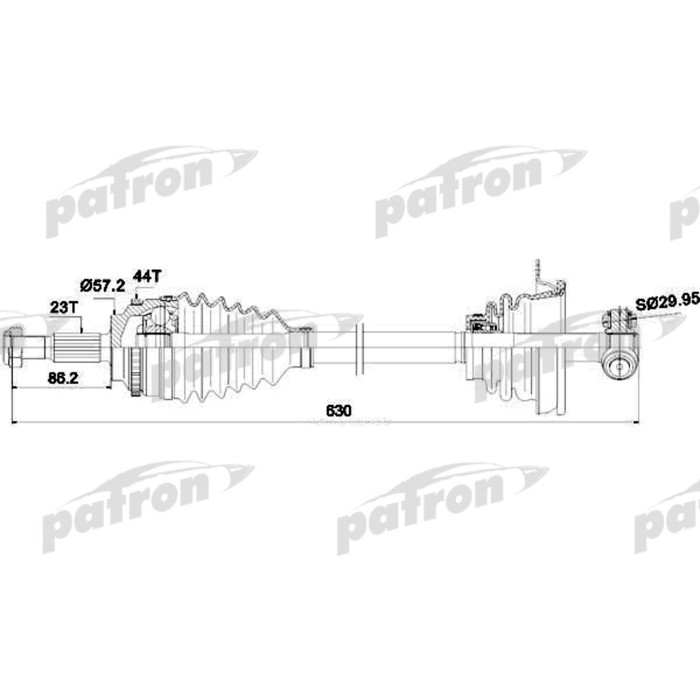 Полуось Patron PDS0265