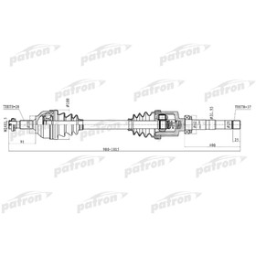 

Полуось Patron PDS0278