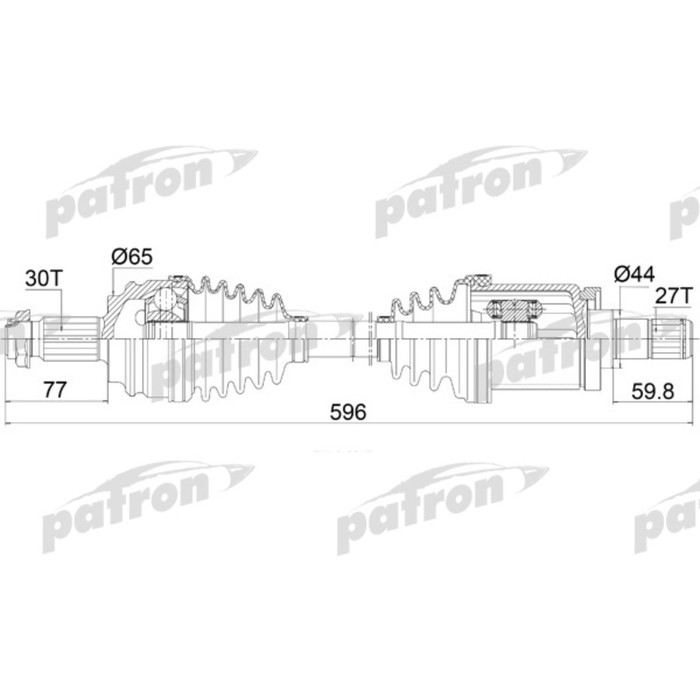 Полуось Patron PDS0421