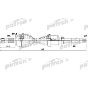 

Полуось Patron PDS0425