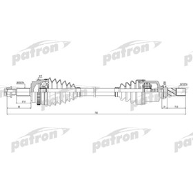 

Полуось Patron PDS0431