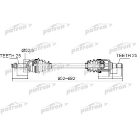 

Полуось Patron PDS0503