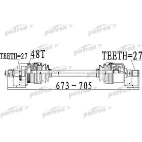 

Полуось Patron PDS0510