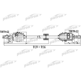 

Полуось Patron PDS0527