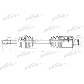 

Полуось Patron PDS0617