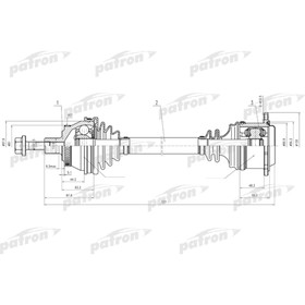 

Полуось Patron PDS0692