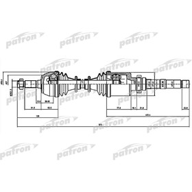

Полуось Patron PDS1063