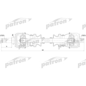 

Полуось Patron PDS1092