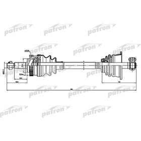 

Полуось Patron PDS1601