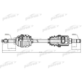 

Полуось Patron PDS1970