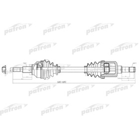 

Полуось Patron PDS2041