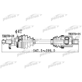 

Полуось Patron PDS2919