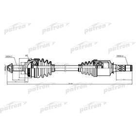 

Полуось Patron PDS5528