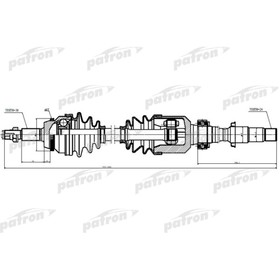 

Полуось Patron PDS6272