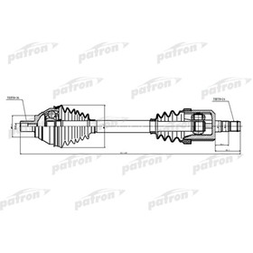 

Полуось Patron PDS6876