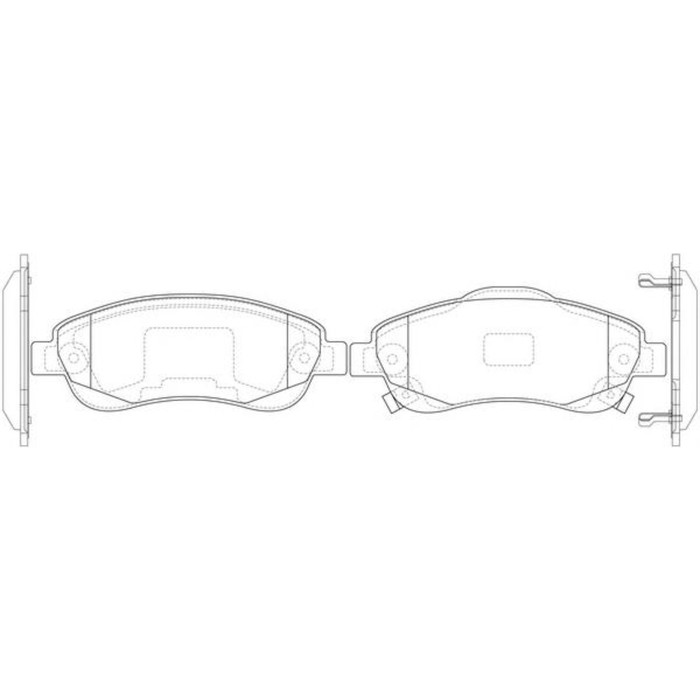 Колодки тормозные FIT FP8192