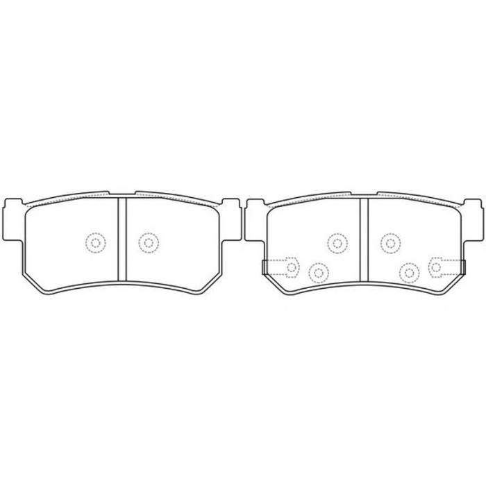 Колодки тормозные FIT FP4024