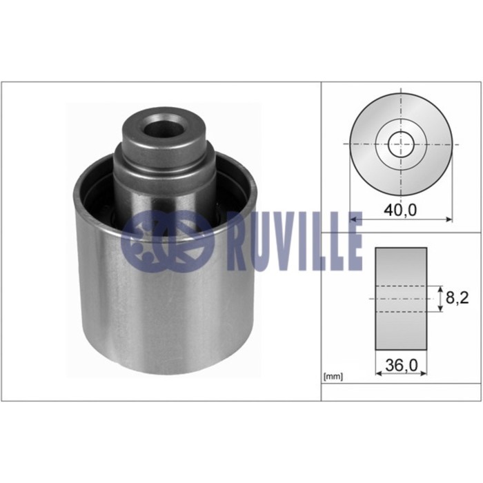 Ролик промежуточный ремня RUVILLE 55735