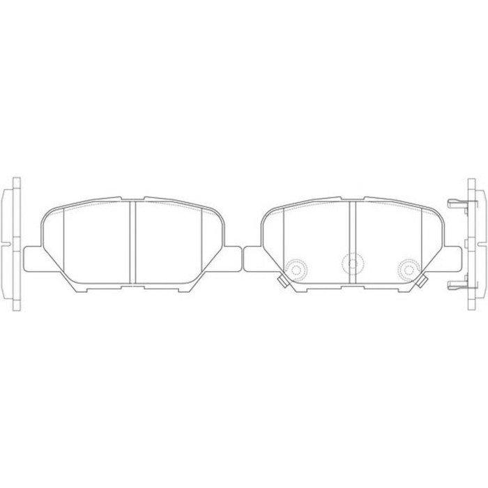 Колодки тормозные FIT FP5151