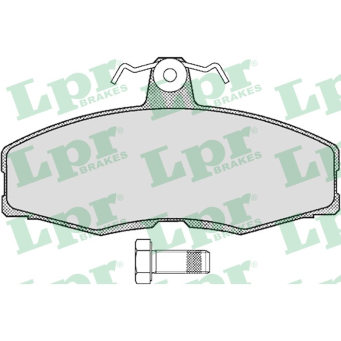 Колодки тормозные дисковые, комплект LPR 05P234