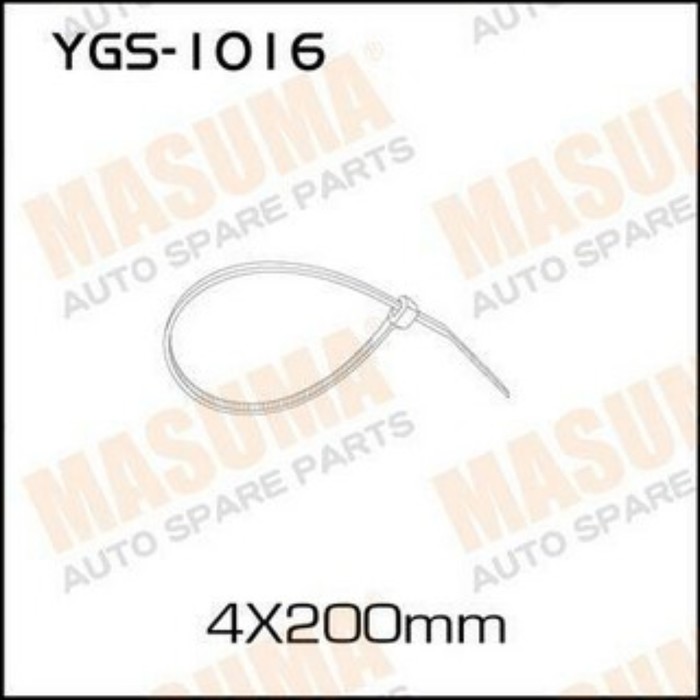 Хомут пластиковый MASUMA YGS1016
