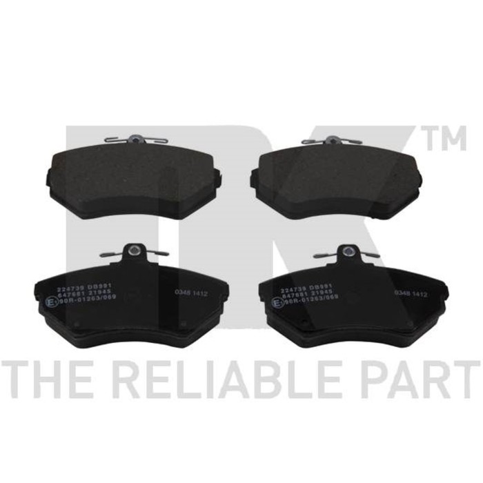 Колодки тормозные дисковые NK 224739