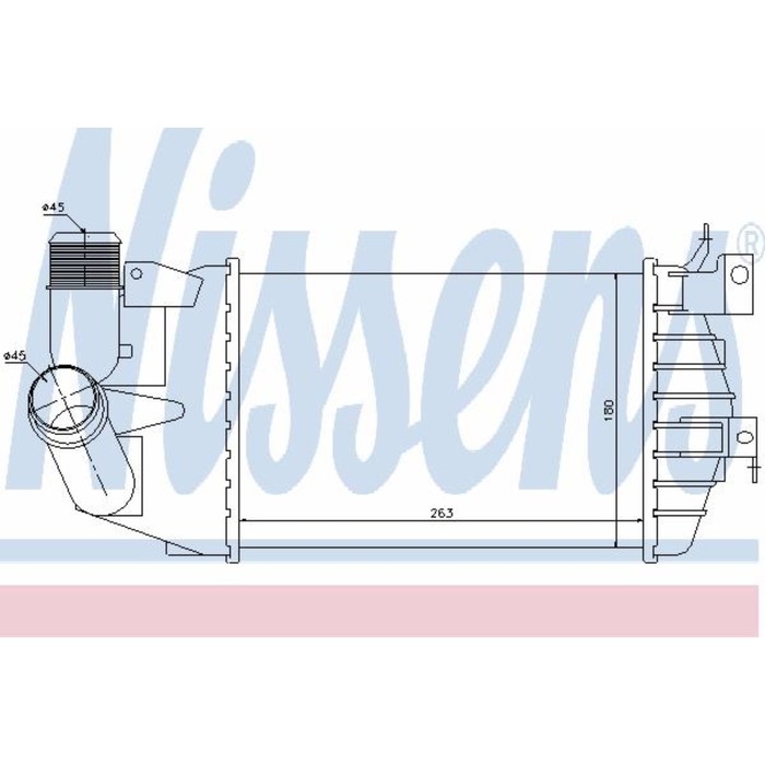 Интеркулер NISSENS 96587