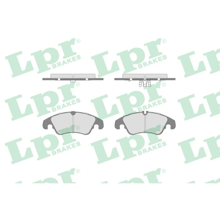 Колодки тормозные дисковые, комплект LPR 05P1420