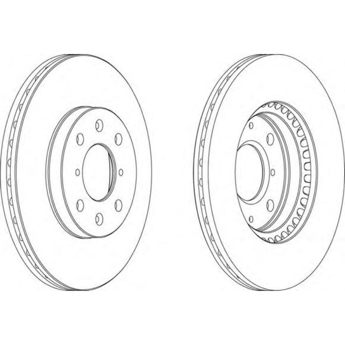 Диск тормозной FERODO DDF1520