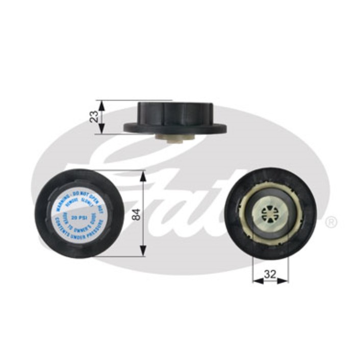 Крышка радиатора Gates RC242