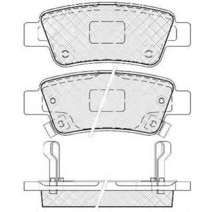 Колодки тормозные FIT FP8193