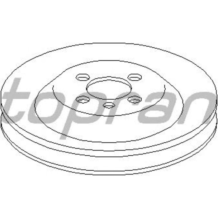 Шкив коленвала HANS PRIES 111143755