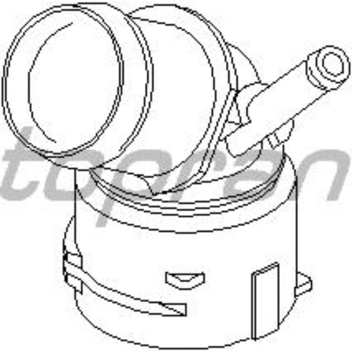 Патрубок радиатора HANS PRIES 111242755