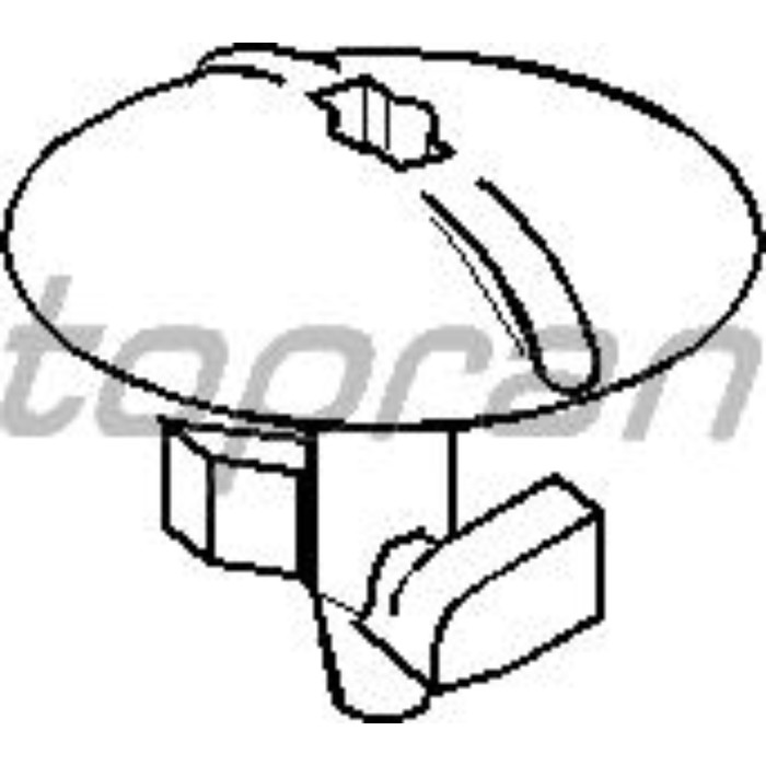 Клипса крепления деталей салона HANS PRIES 207176545