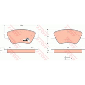

Колодки тормозные TRW GDB1579