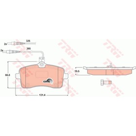 

Колодки тормозные TRW GDB1594